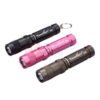 TANK007 手电筒 E09 LED 电压1.5V 功率3W 电池AAA*1 材质铝合金 (粉)