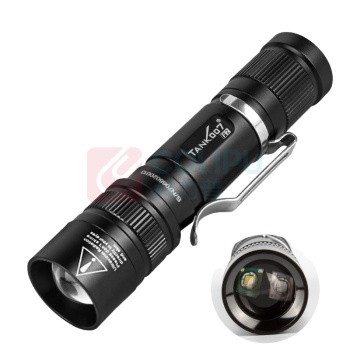 TANK007 手电筒 F2 LED+紫外光 电压1.5V 功率3W 电池AA*1 材质铝合金