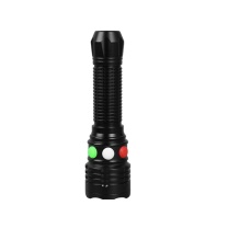 安赛瑞 led手电筒 1G00059 可充电 强光信号灯 铁路专用红白绿三色工作灯信号灯