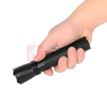 明特佳 MINGTEJIA LED电筒 MTJ-BSJ7203A 3W (黑色) IP66 续航时间≥16h DC3.7V 5700K