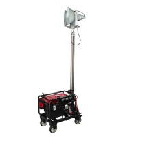 和齐顺 Hikesun 多功能移动升降工作灯 DQ400 2000W IP66 AC220V 白光 色温5000K 发电机功率5KW (红色)