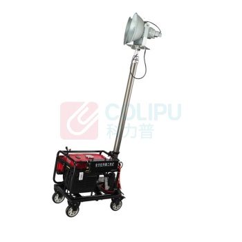 和齐顺 Hikesun 多功能移动升降工作灯 DQ400 2000W IP66 AC220V 白光 色温5000K 发电机功率5KW (红色)