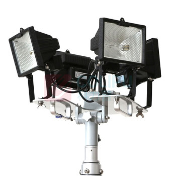 惠乐为 发电机全方位泛光灯 LB6002A-1 220VAC 4*500W卤钨灯 IP65 色温6000K (红色)