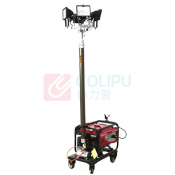 惠乐为 发电机全方位泛光灯 LB6002A-1 220VAC 4*500W卤钨灯 IP65 色温6000K (红色)