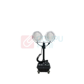 惠乐为 充电式升降工作灯 乐惠LB2606B 2x48W IP65 14.8V 色温:6000-6500K (黑色)