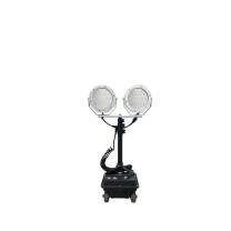 惠乐为 充电式升降工作灯 乐惠LB2606B 2x48W IP65 14.8V 色温:6000-6500K (黑色)