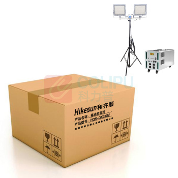 和齐顺 Hikesun 移动抢修灯 HQS-QX03GZ 24V 3000W IP65 LED 锂电池供电 (银色)