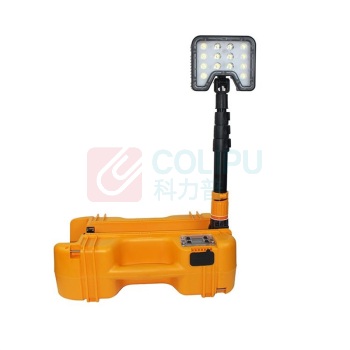 元润 LED轻便式移动灯 YRZ3400 IP65 收起:510*290*220mm 升起:510*290*1500mm 8kg 合金+工程塑料 35W DC21.6V (黄色+黑色)