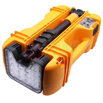元润 LED轻便式移动灯 YRZ3400 IP65 收起:510*290*220mm 升起:510*290*1500mm 8kg 合金+工程塑料 35W DC21.6V (黄色+黑色)