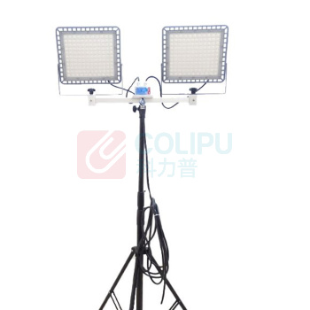和齐顺 Hikesun 移动抢修灯 HQS-QX008GZ 24V 800W IP65 LED 锂电池供电 (银色)