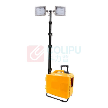 和齐顺 Hikesun 便携式移动升降工作灯 JGZD25 2*48w (黄色)