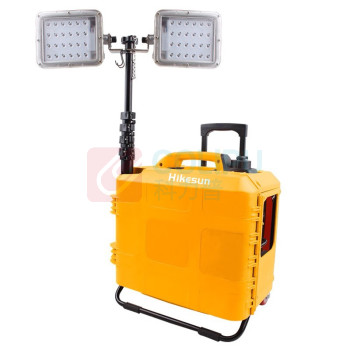 和齐顺 Hikesun 便携式移动升降工作灯 JGZD25 2*48w (黄色)