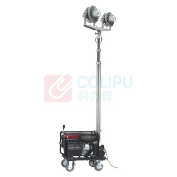 通明 TORMIN 全方位遥控泛光工作灯 ZW3500D-L150X2 2×150W IP65 AC220V 5000K (黑色) 工作时间13h
