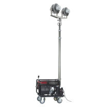 通明 TORMIN 全方位遥控泛光工作灯 ZW3500D-L150X2 2×150W IP65 AC220V 5000K (黑色) 工作时间13h