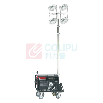 通明 TORMIN 全方位遥控泛光工作灯 ZW3500E-L240X4 4×240W IP65 AC220V 5000K (银色) 工作时间13h
