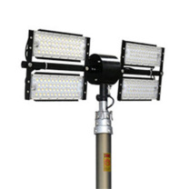通明 全方位遥控泛光工作灯 ZW3500H-L180×4 180W×4 IP65 AC220V 5000K 白光 (黑色) 工作时间13h