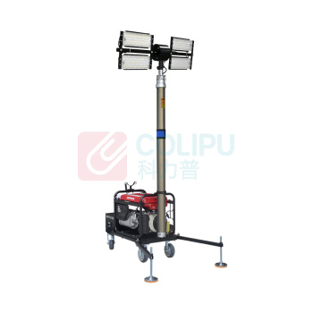 通明 全方位遥控泛光工作灯 ZW3500H-L180×4 180W×4 IP65 AC220V 5000K 白光 (黑色) 工作时间13h