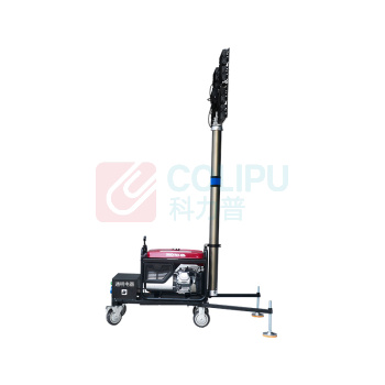 通明 全方位遥控泛光工作灯 ZW3500H-L200×8 200W×8 IP65 AC220V 5000K 白光 (黑色) 工作时间13h