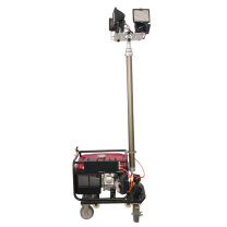 通明 TORMIN 移动工作灯(卤素灯) ZW3500-L500X4 4×500W IP65 AC220V 5000K (黑色) 施工抢险救灾遥控照明 工作时间13h