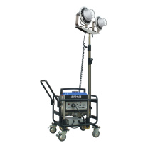通明 LED升降移动照明灯 ZW3520C-L60X2 2X60W IP65 AC220V 5000K (黑色) 抢险施工应急灯 工作时间6h