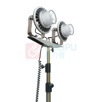 通明 LED升降移动照明灯 ZW3520C-L60X2 2X60W IP65 AC220V 5000K (黑色) 抢险施工应急灯 工作时间6h