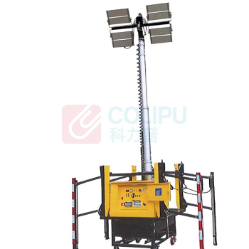 和齐顺 Hikesun 自动装卸移动照明灯塔 HQS-ZMDT8 380V 4*1000W IP65 7.5m (黄色)