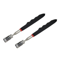 安赛瑞 LED灯强磁性伸缩捡拾器 410024 材质:不锈钢杆+LED灯头 尺寸:伸展长度79cm 收缩长度19cm 管径3.6mm7mm 重量:80g