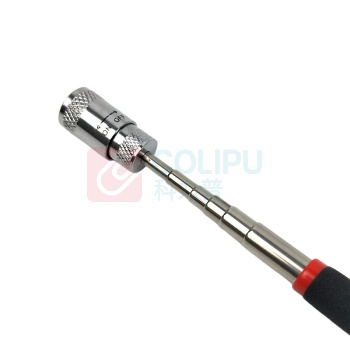 安赛瑞 LED灯强磁性伸缩捡拾器 410024 材质:不锈钢杆+LED灯头 尺寸:伸展长度79cm 收缩长度19cm 管径3.6mm7mm 重量:80g