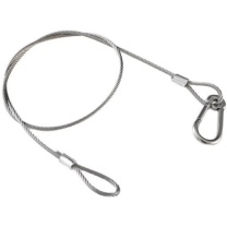 飞利浦 PHILIPS 灯具保险绳 2.0mm*1.5米 304不锈钢,一头弹扣一头打圈