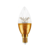 佛山 尖泡晶钻系列 C37 6.5W E14 亮金 透明罩