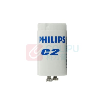飞利浦 PHILIPS 启辉器 C2 4-22W SER 220-240V WH 20X25 CH (白色)