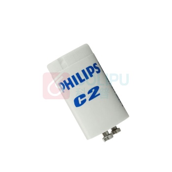 飞利浦 PHILIPS 启辉器 C2 4-22W SER 220-240V WH 20X25 CH (白色)