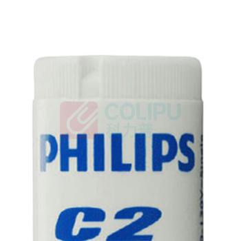 飞利浦 PHILIPS 启辉器 C2 4-22W SER 220-240V WH 20X25 CH (白色)