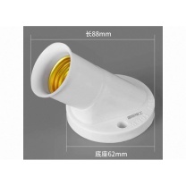 国际电工 斜口灯座 E27 62mm