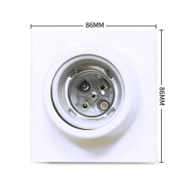 公牛 BULL 明装陶瓷灯底座 GN-G09Z101A E27