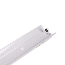 飞利浦 PHILIPS T8LED日光灯管支架 【BN011C】1.2米 (单支带罩)(不含光源单端供电) 1*TLED L1200 2R G2GC 