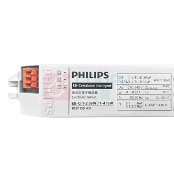 飞利浦 PHILIPS 镇流器 EB-Ci 1/2-36W/1/2/3/4-18W / (T8通用)