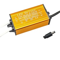大工象 平板灯镇流器 8-12W-300MA 防水铝壳-DC公头
