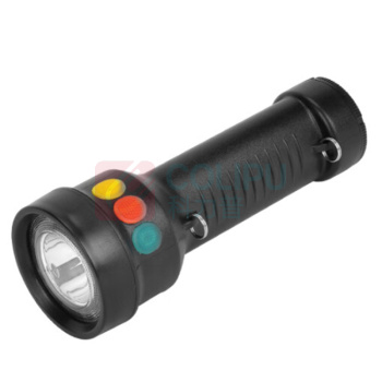 通明 TORMIN 多功能袖珍信号灯 ZW7600 3W IP65 DC3.7V 6000K 照明10h、信号30h (黑色)