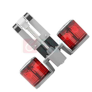 劲荣 JINGRONG 警示灯 FL7080-B 0.6W IP67 DC3V 0.8Ah 75次/min (红色)