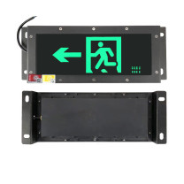明特佳 MINGTEJIA 左方向安全出口指示灯 MTJ-ZYD2000 3W (黑色) IP67 续航时间≥90min AC220V 5700K