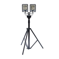 恒盛 LED便携式移动升降工作灯 WJ894C (黑色) 2×60W IP65 续航时间:强光6h/工作光10h 电压等级:18.5V 白光/约5700K LED