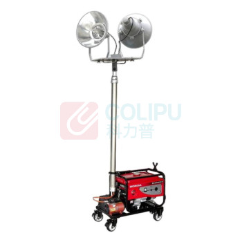 和齐顺 Hikesun 多功能移动升降工作灯 DQ2000 400W IP66 AC220V 白光色温5000K 发电机功率2KW (红色)