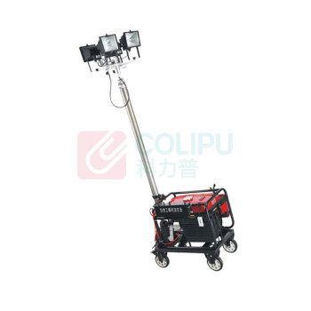 和齐顺 Hikesun 多功能移动升降工作灯 DQ2000 400W IP66 AC220V 白光色温5000K 发电机功率2KW (红色)