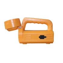简鼎 JIANDING 手提式强光巡检工作灯 JD6322 DC3.7V 10W 6500K IP66 8.8Ah强光≥4h中光≥8h弱光≥16h (黄色)