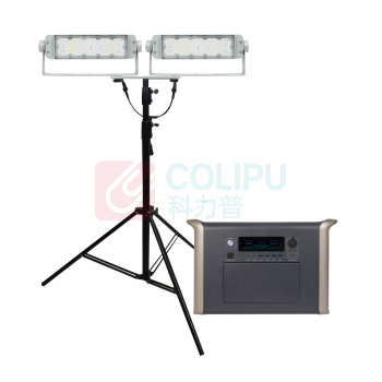 惠乐为 便携式应急电源灯 乐惠LB6006H-2000 2000W 220V 色温:5500K~6500K LED (黑色)