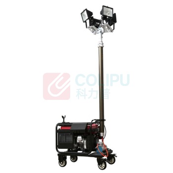 元润 全方位自动升降工作灯 YRZ3610 750*500*1530mm 76kg 铝合金 2000W 220V (红色+黑色)