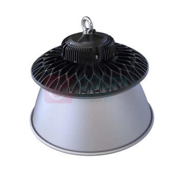 元润 LED厂房灯 YRZ2510 IP65 φ420*275mm 3000-6000K 2.7kg 铝合金 100W 110-260V (黑色+银白色)