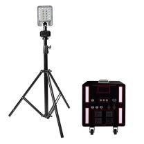和齐顺 Hikesun 移动照明工作灯 HQS-YD10GZ 21V 10000W IP65 LED 锂电池供电 (黑色)