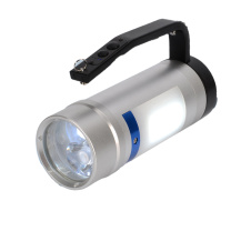 明特佳 MINGTEJIA 手持工作灯 MTJ-BSJ7207 12W φ73×183mm (银白色) 5700K 500M LED 电源方式(充电、电池)*电池 ExdiallCT6Gb IP68